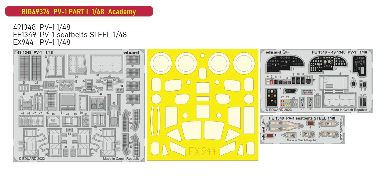 1/48 PV-1 PART I (ACADEMY)