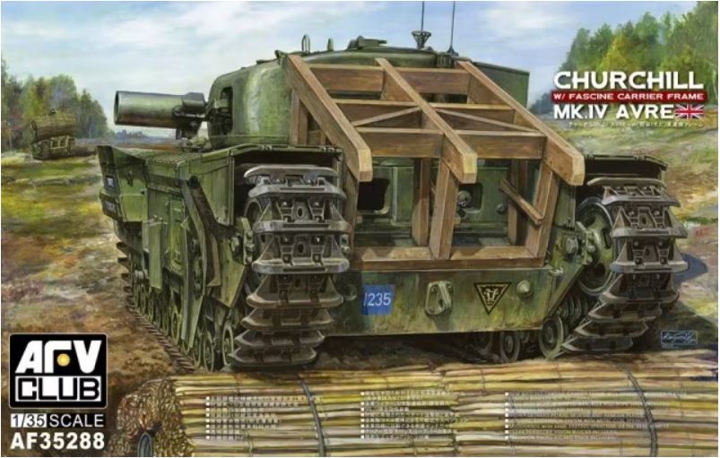 Fotografie 1/35 Churchill Mk IV AVRE with Fascine Carrier Frame