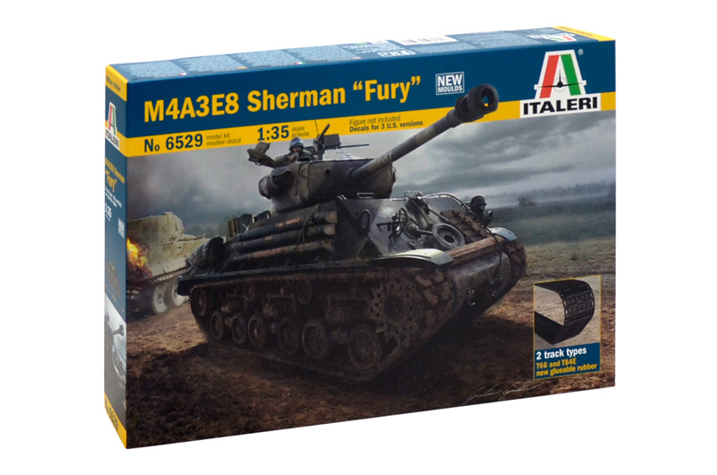 Model Kit tank 6529 - M4A3E8 SHERMAN (1:35)