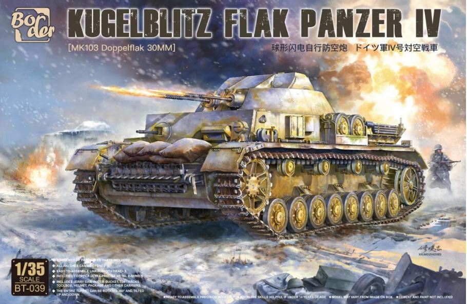 1/35 Kugelblitz Flak Panzer IV (MK103 Doppelflak 30mm)