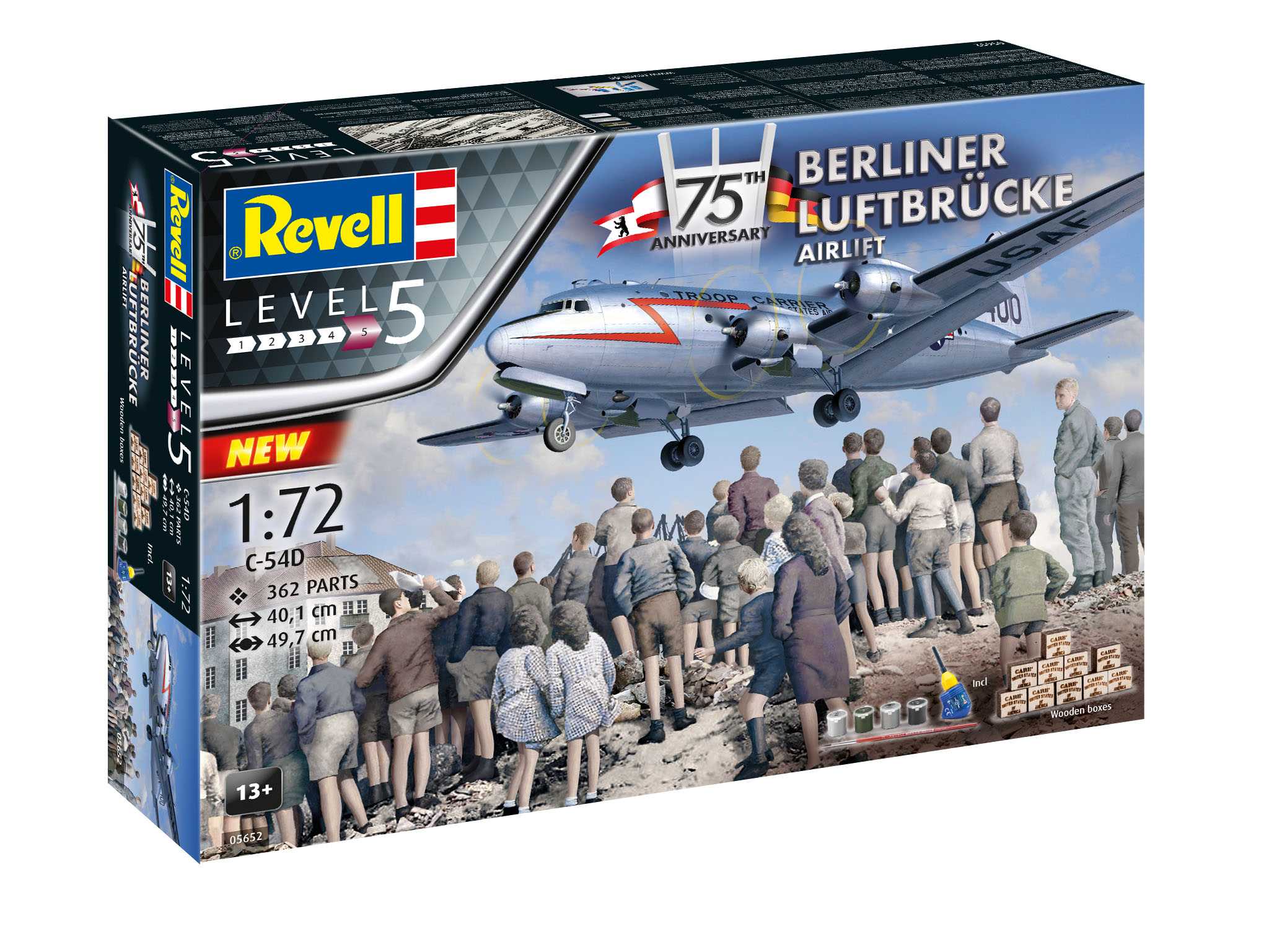 Fotografie Gift-Set letadlo 05652 - 75th Anniversary "Berliner Luftbrücke" (1:72)