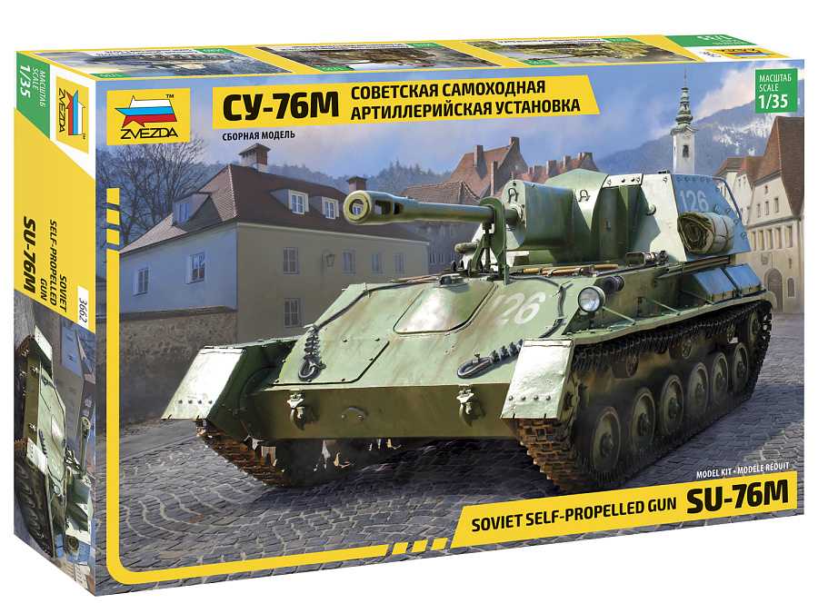 Fotografie Model kit military 3662 - Su-76 Soviet self propelled gun (1:35)