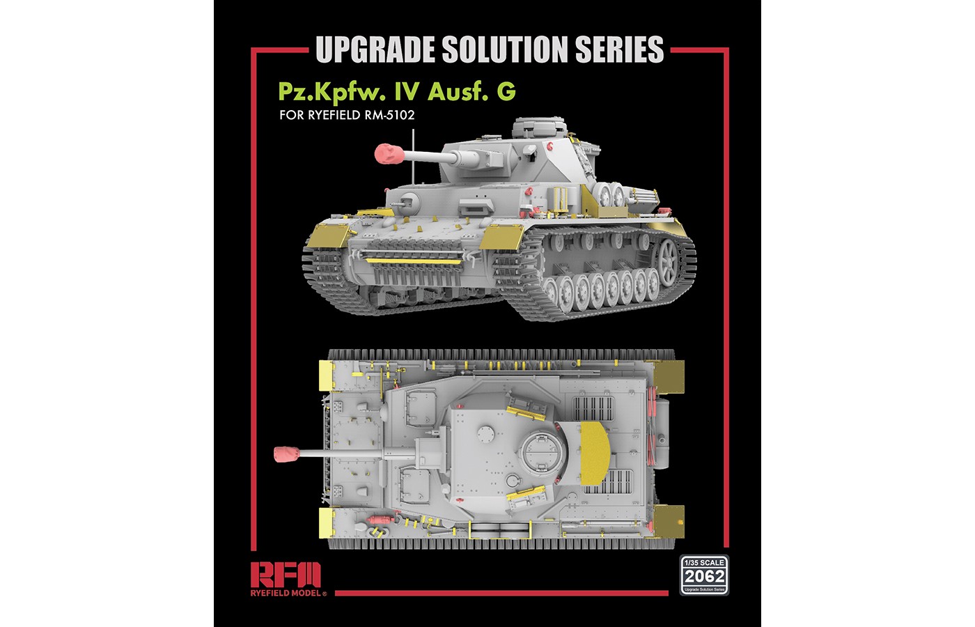 1/35 Pz.Kpfw. IV Ausf. G Upgrade Solution Series - Upgrade set for RM5102