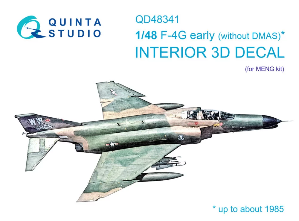 1/48 F-4G early 3D-Print.&colour.Interior (MENG)