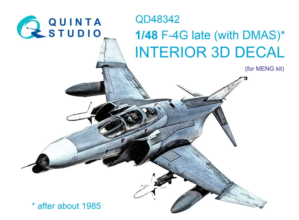 1/48 F-4G late 3D-Print.&colour.Interior (MENG)