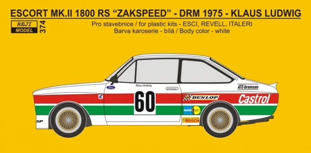 1/24 Transkit Ford Escort Mk.II Zakspeed DRM 1975