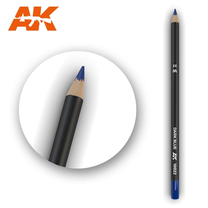 Fotografie AK10022 Watercolor Pencil Dark Blue (1x)