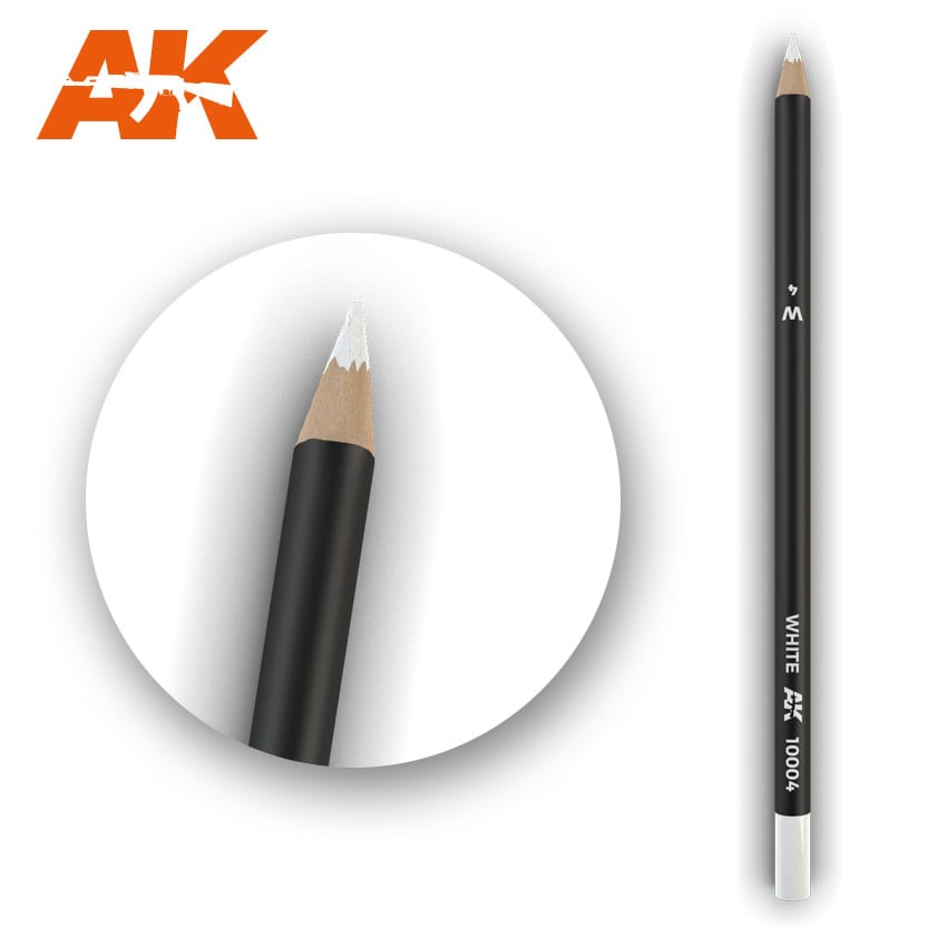 AK10004 Watercolor Pencil White (1x)