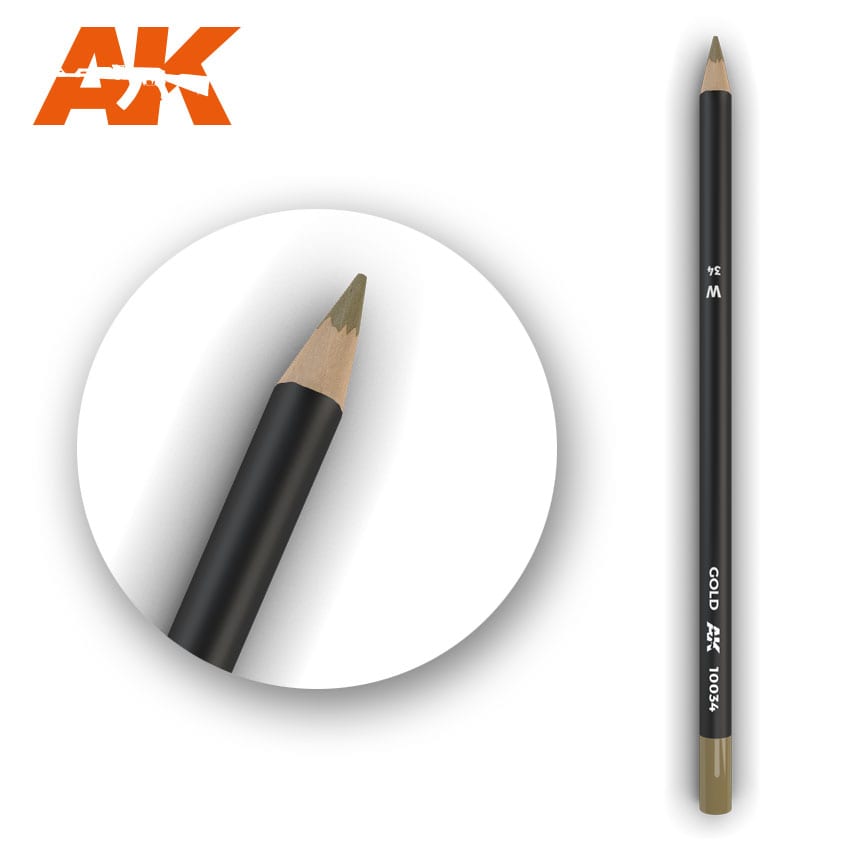 Fotografie AK10034 Watercolor Pencil Gold (1x)