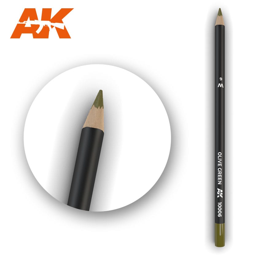 AK10006 Watercolor Pencil Olive Green (1x)
