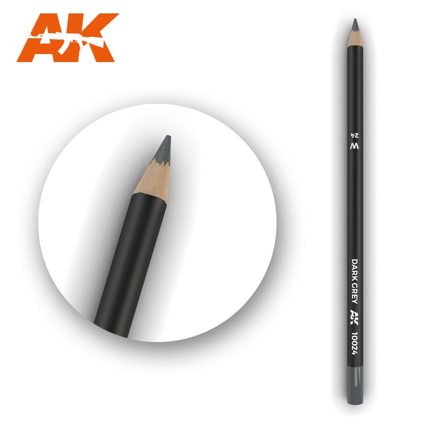 AK10024 Watercolor Pencil Dark Grey (1x)