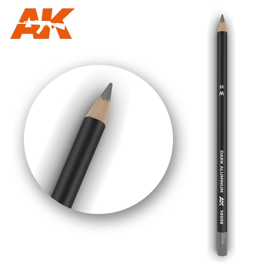 AK10035 Watercolor Pencil Dark Aluminum Nickel (1x)