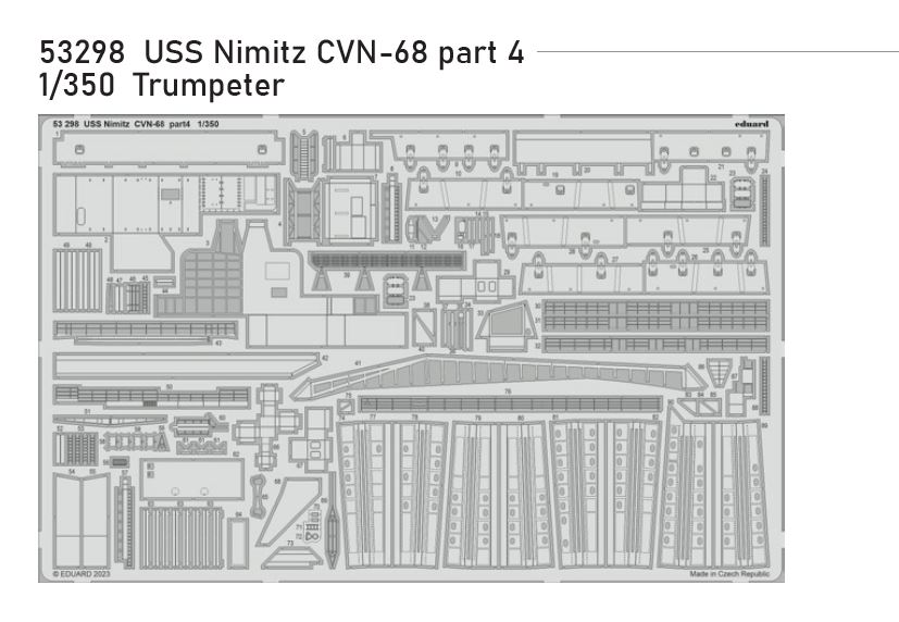 1/350 USS Nimitz CVN-68 part 4 (TRUMPETER)