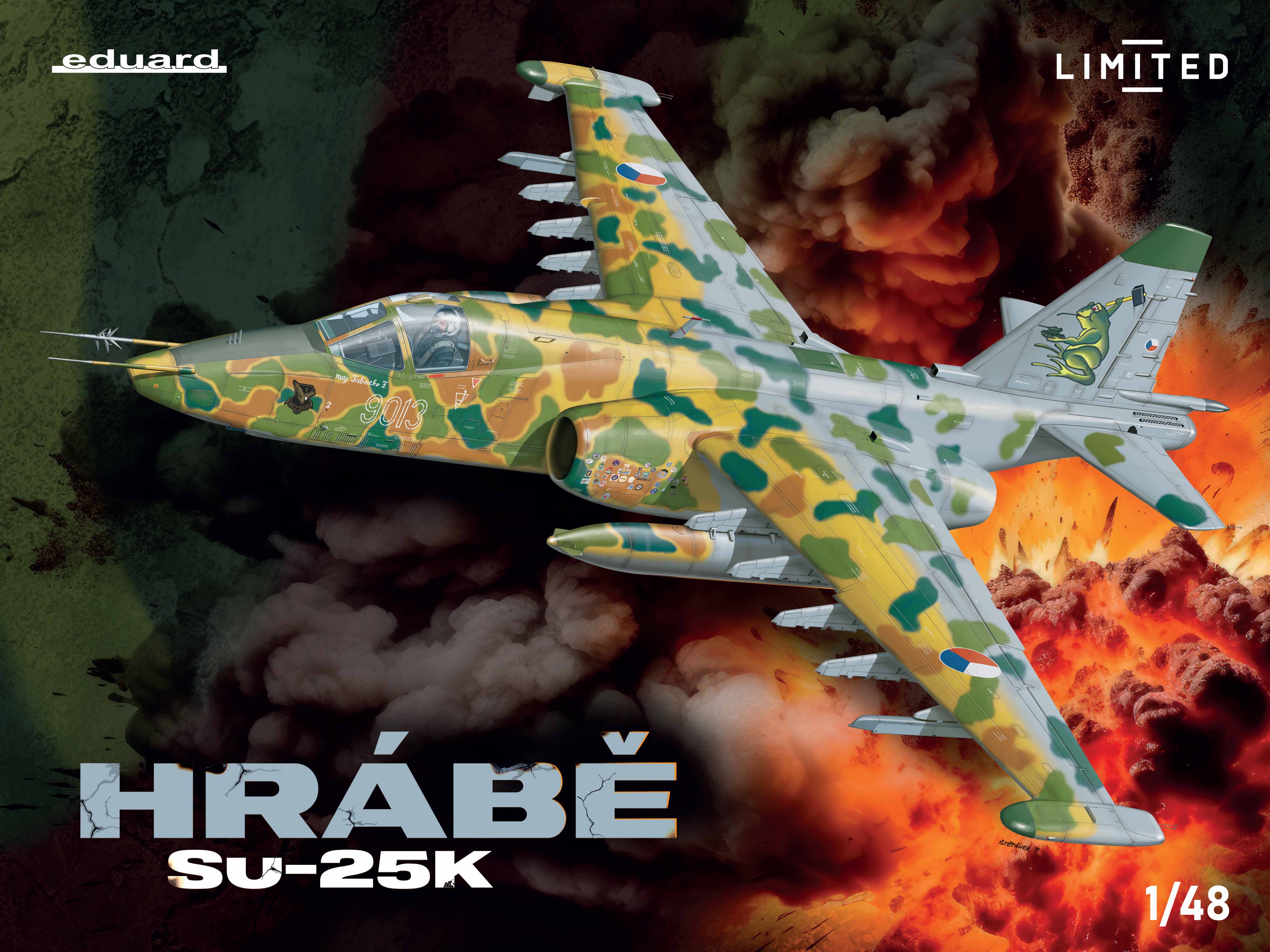 Fotografie 1/48 "HRÁBĚ" - Su-25K Frogfoot + kniha (Zvezda - Limited Edition)