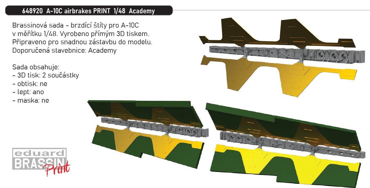 1/48 A-10C airbrakes PRINT (ACADEMY)