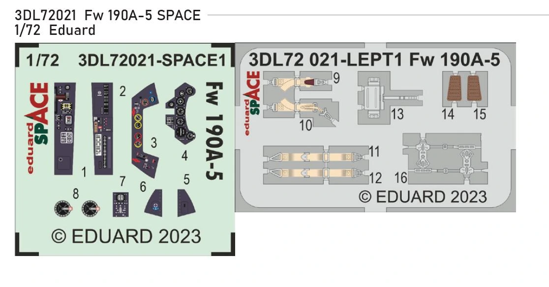 Fotografie 1/72 Fw 190A-5 SPACE (EDUARD)