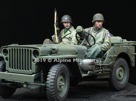 1/35 WW2 US Jeep Crew Set