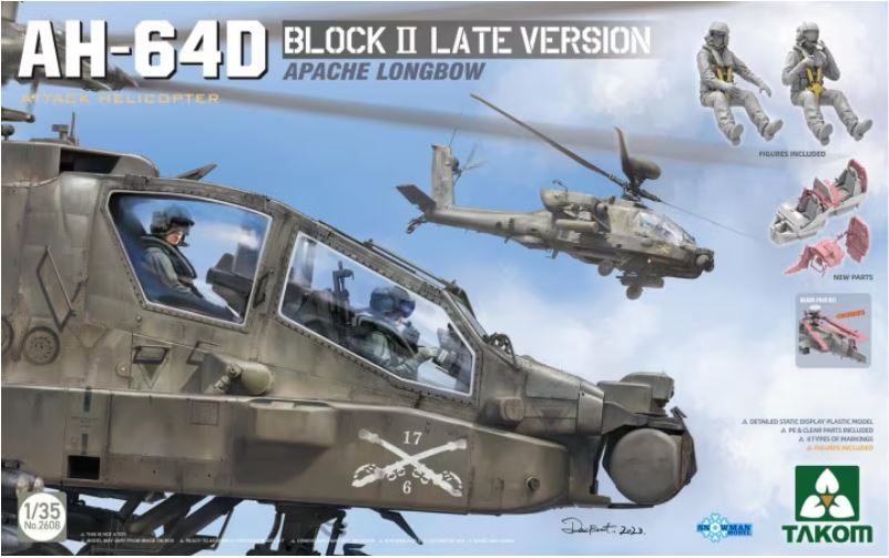 Fotografie 1/35 AH-64D Attack Helicopter Apache Longbow Block II