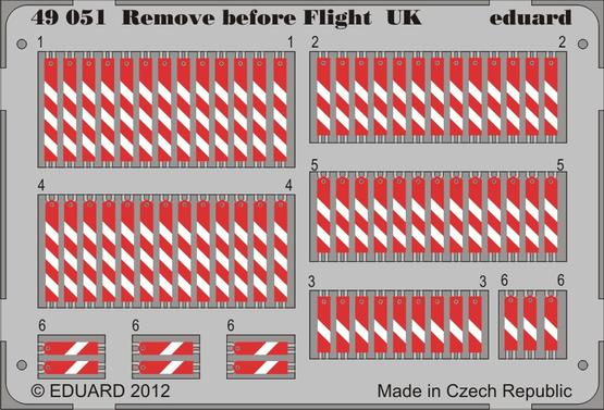 Fotografie 1/48 Remove before flight UK