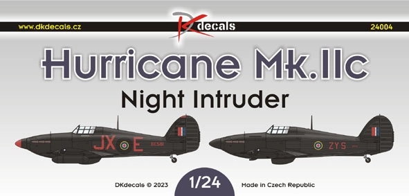 1/24 Hawker Hurricane MK.IIc Night Intruder