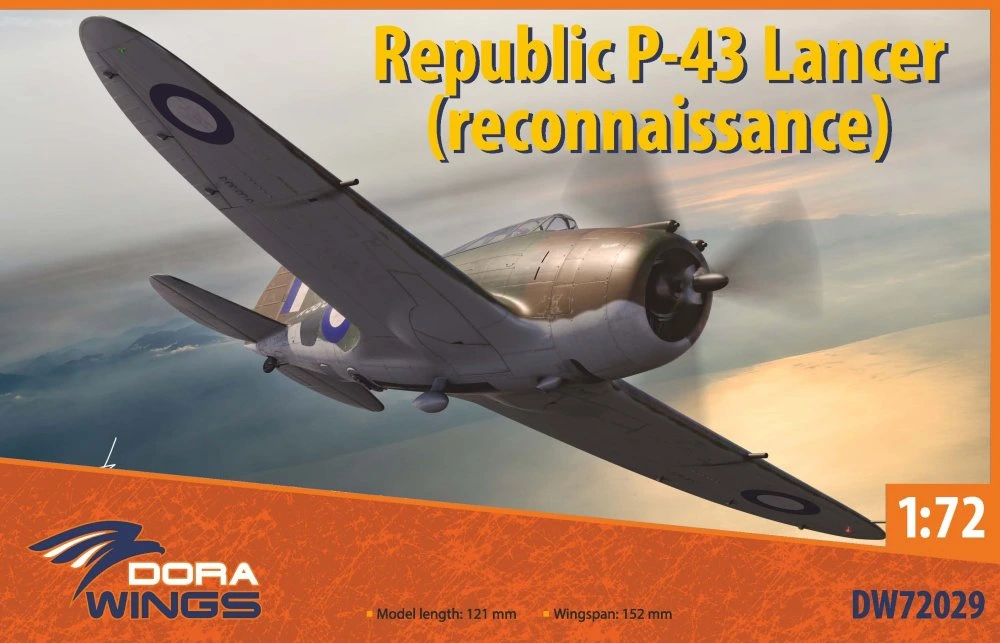 Fotografie 1/72 Republic P-43 Lancer Reconnaissance