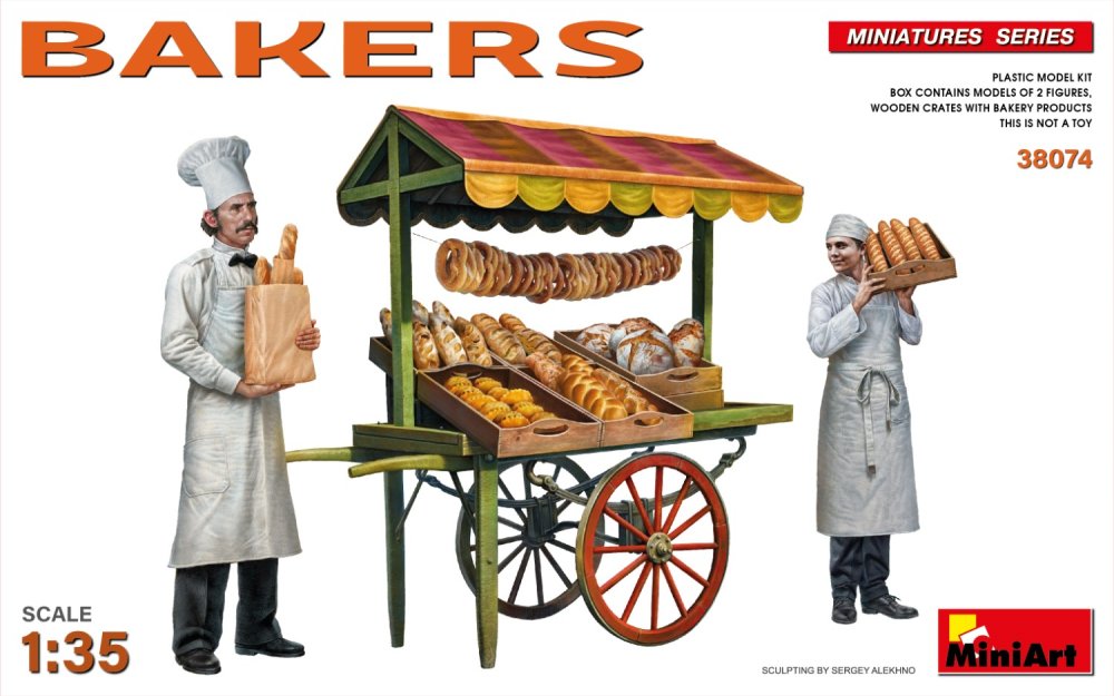 Fotografie 1/35 Bakers (2 fig. & crates)
