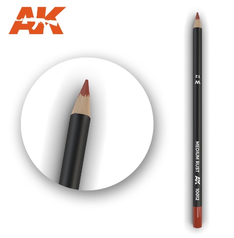 AK10012 Watercolor Pencil Medium Rust (1x)