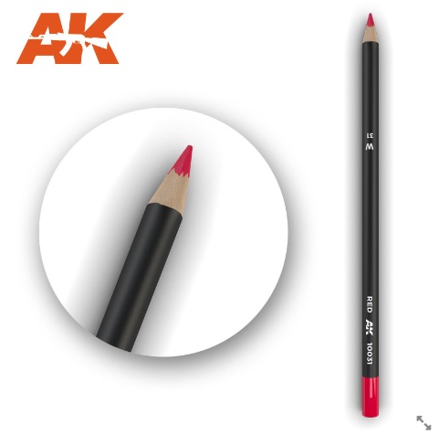 AK10031 Watercolor Pencil Red (1x)