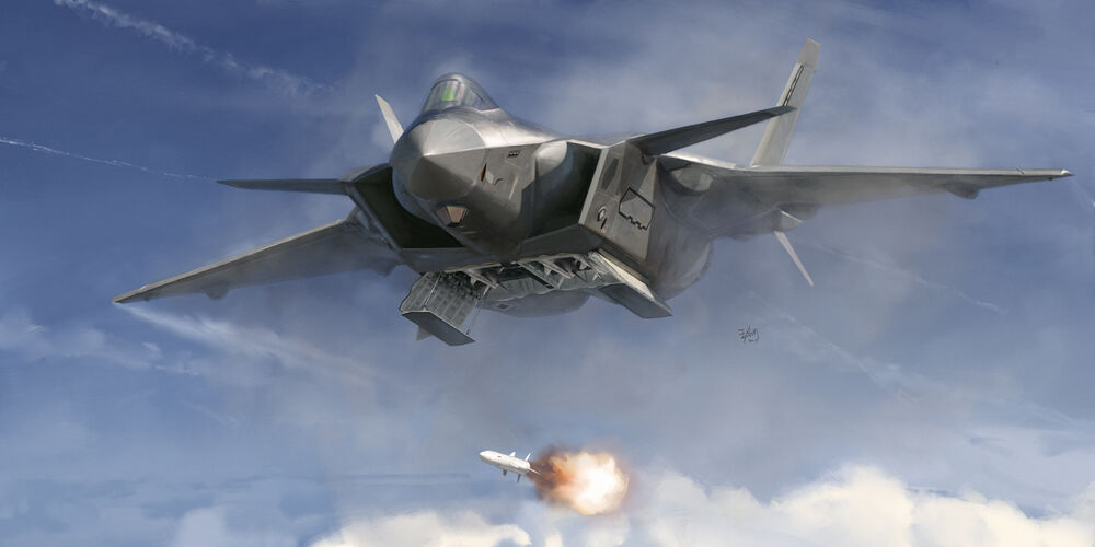 1/48 Chinese J-20 Stealth Fighter