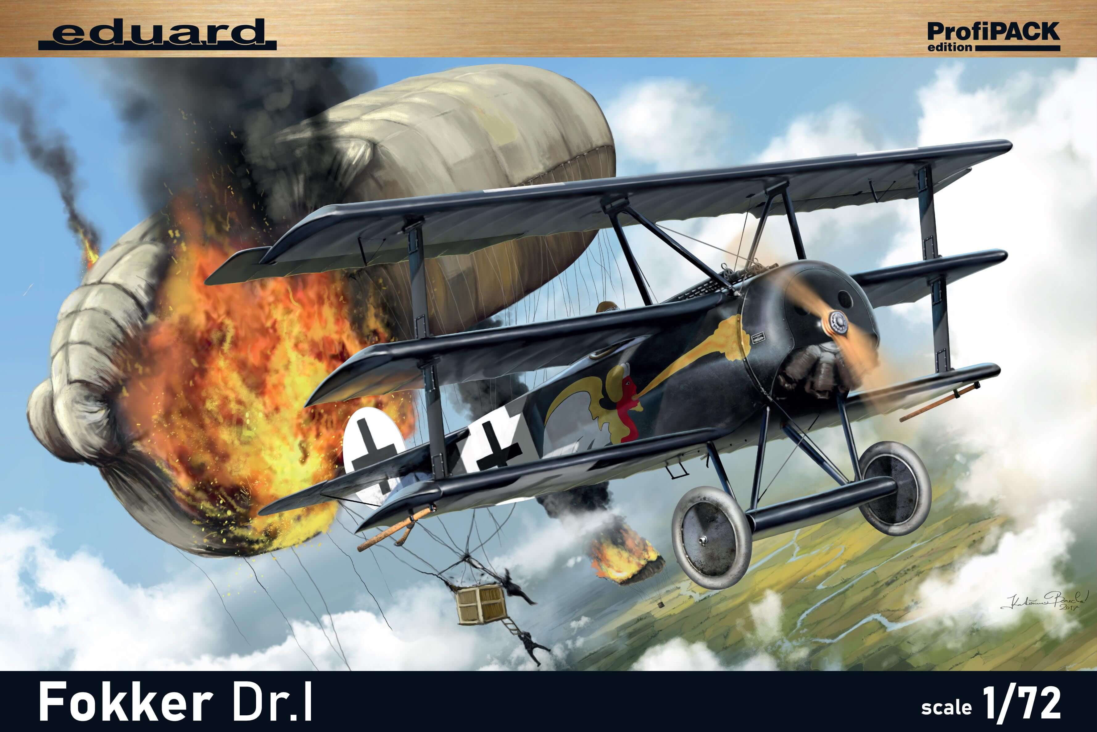 Fotografie 1/72 Fokker Dr.I (PROFIPACK)