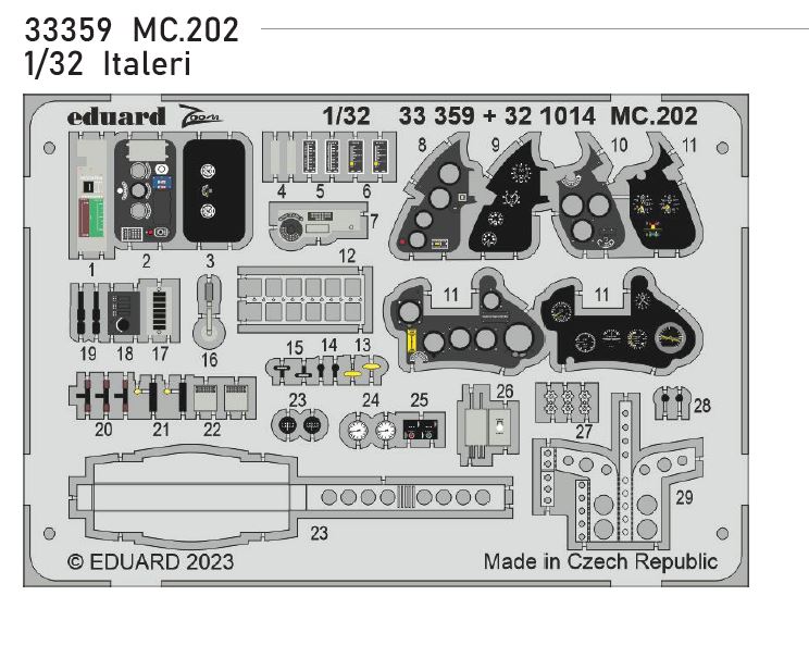 Fotografie 1/32 MC.202 (ITALERI)