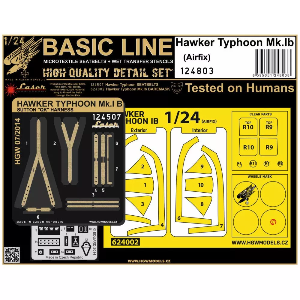 1/24 Hawker Typhoon Mk.Ib (AIRFIX) BASIC LINE