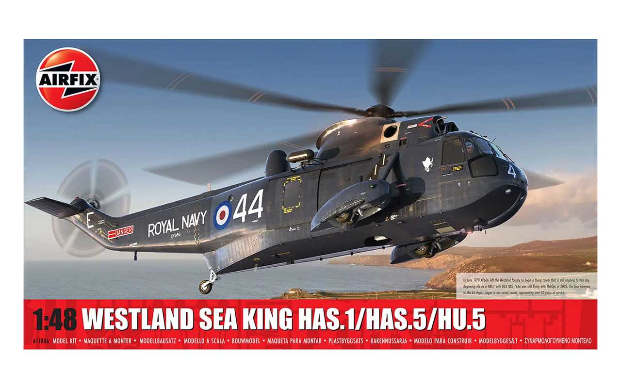 Fotografie Classic Kit vrtulník A11006 - Westland Sea King HAS.1/HAS.2/HAS.5/HU.5 (1:48)