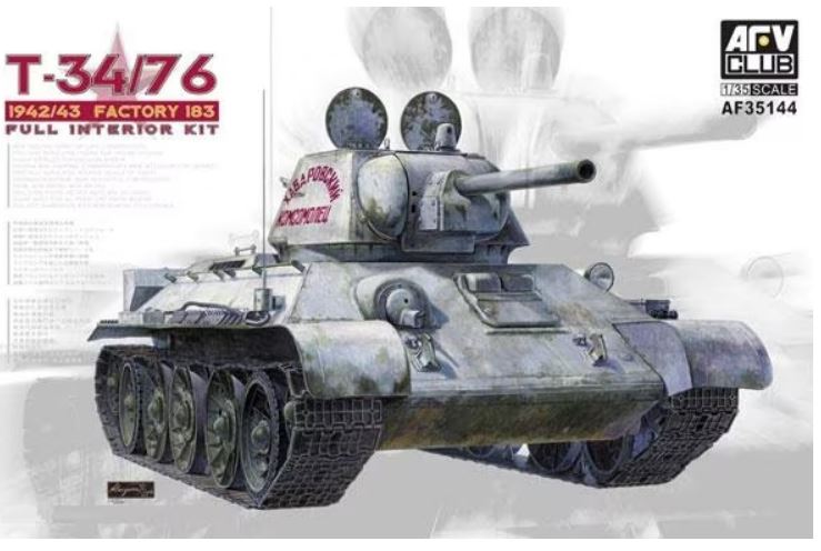 Fotografie 1/35 T-34/76 1942/43 Factory 183 Full Interior Kit