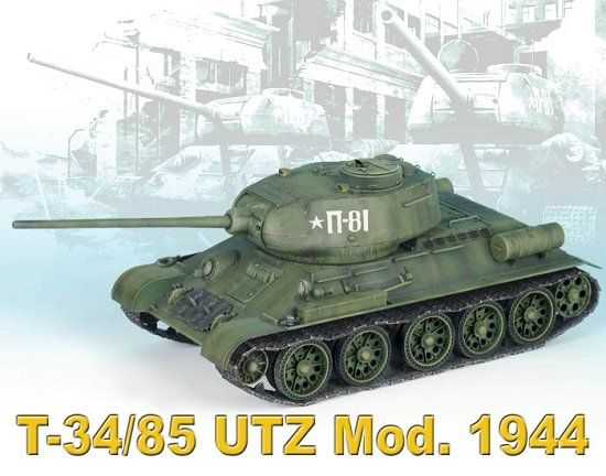 Model Kit tank 6203 - T-34/85 UTZ MOD.1944 (1:35)