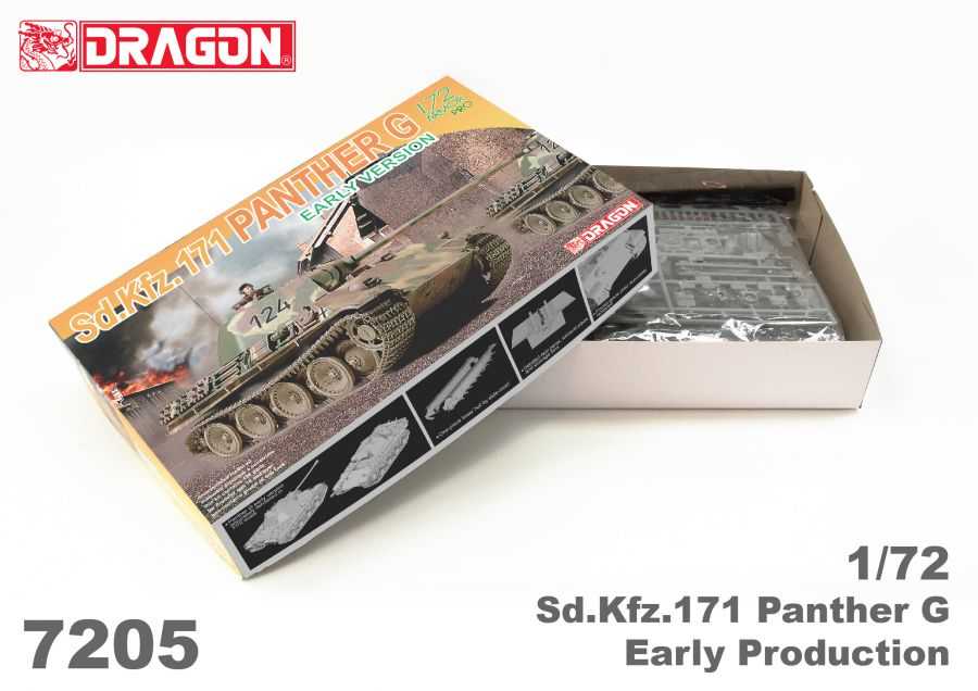 Model Kit tank 7205 - Sd.Kfz.171 PANTHER G EARLY VERSION (1:72)