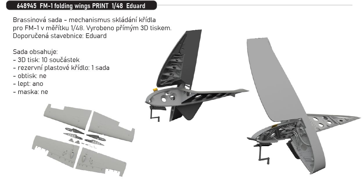 1/48 FM-1 folding wings PRINT (EDUARD)