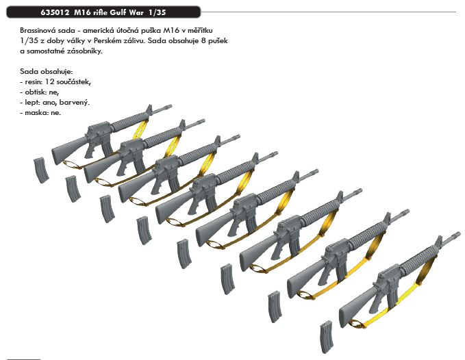 Fotografie 1/35 M16 rifle Gulf War