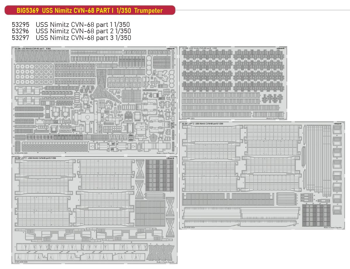 1/350 USS Nimitz CVN-68 PART I (TRUMPETER)