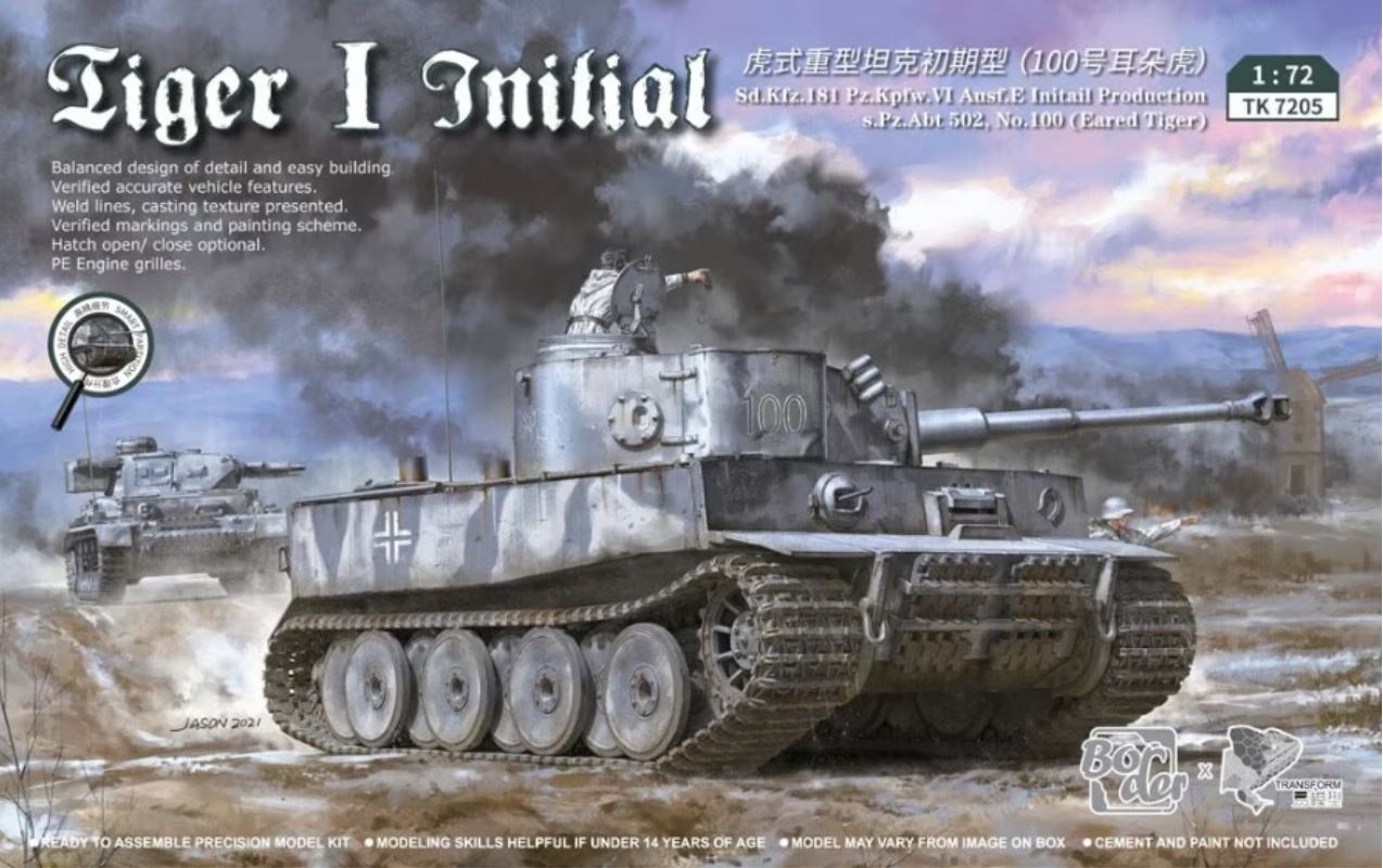 1/72 Tiger I initial