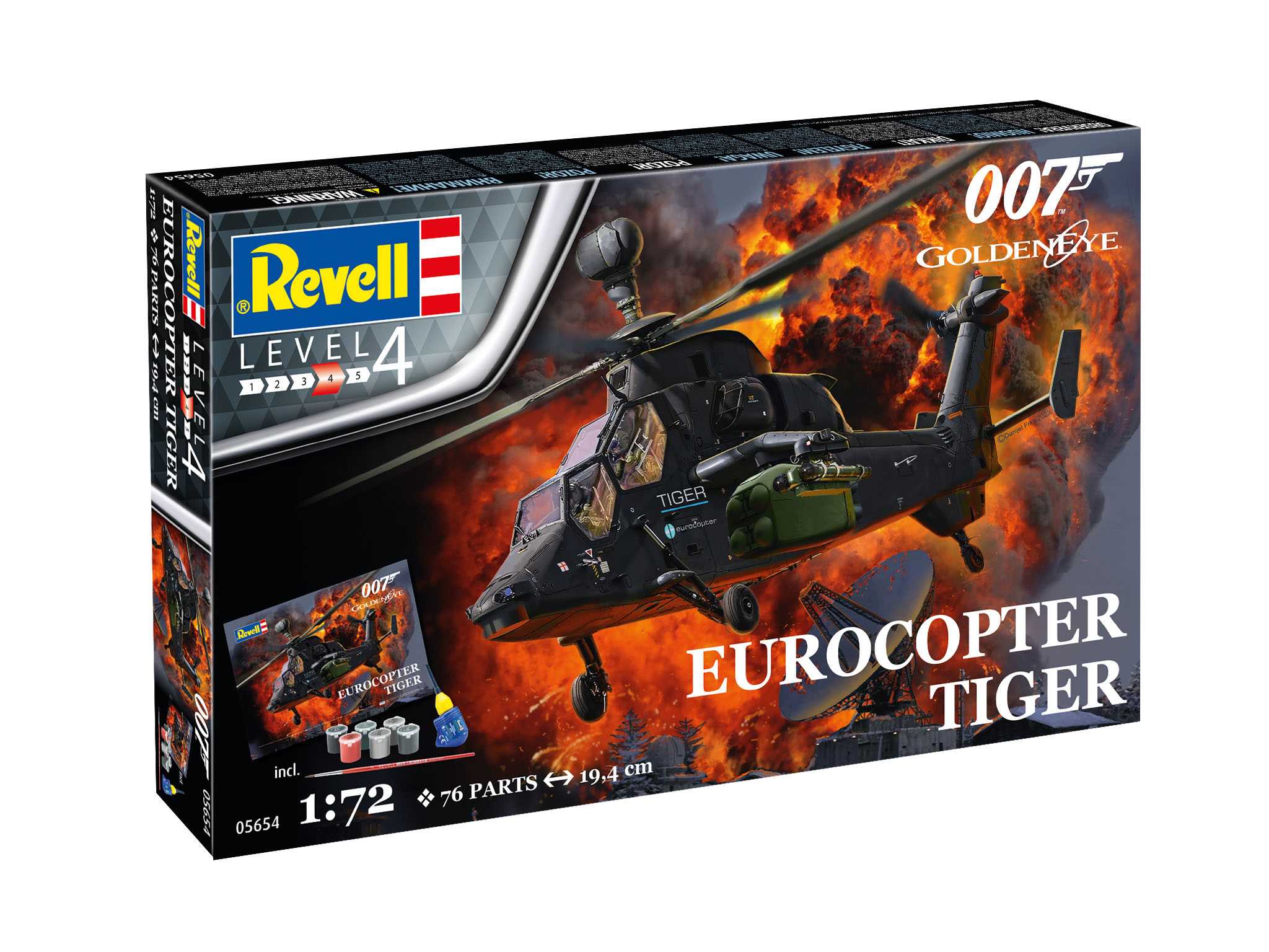 Gift-Set James Bond 05654 - "Golden Eye" Eurocopter Tiger (1:72)