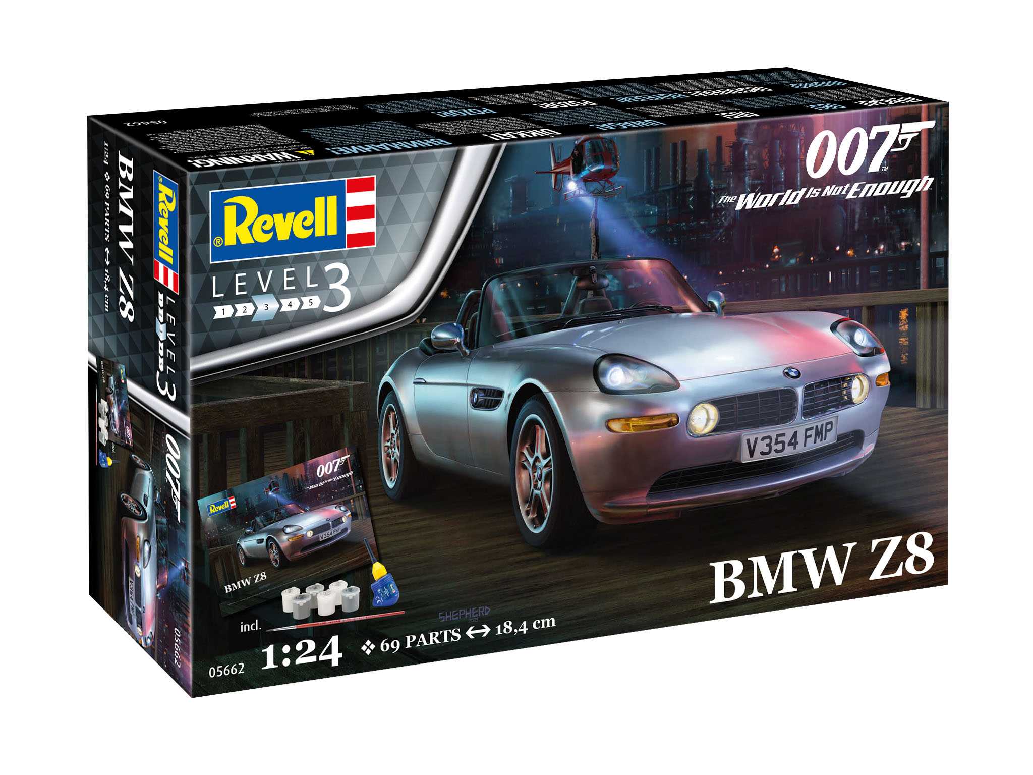 Fotografie Gift-Set James Bond 05662 - "The World Is Not Enough" BMW Z8 (1:24)