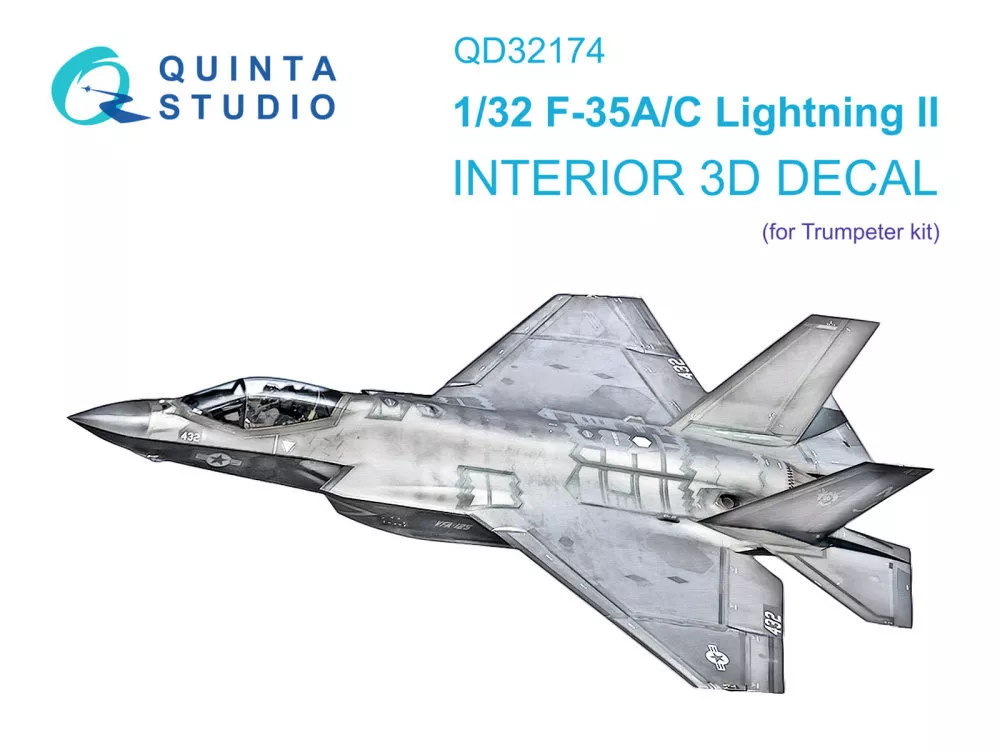 1/32 F-35A/C 3D-Print.&col.Interior (TRUMP)