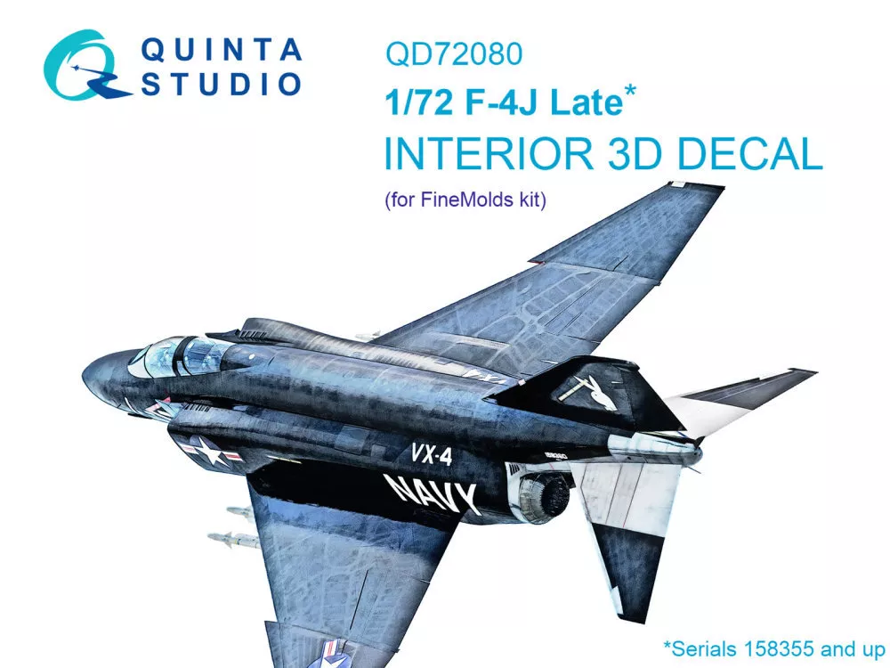 1/72 F-4J Late 3D-Print.&col.Interior (FINEM)