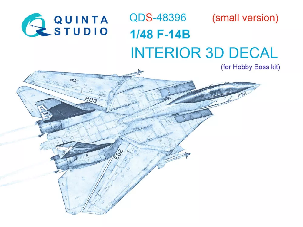 1/48 F-14B 3D-Print.&col.Interior (HOBBYB) SMALL