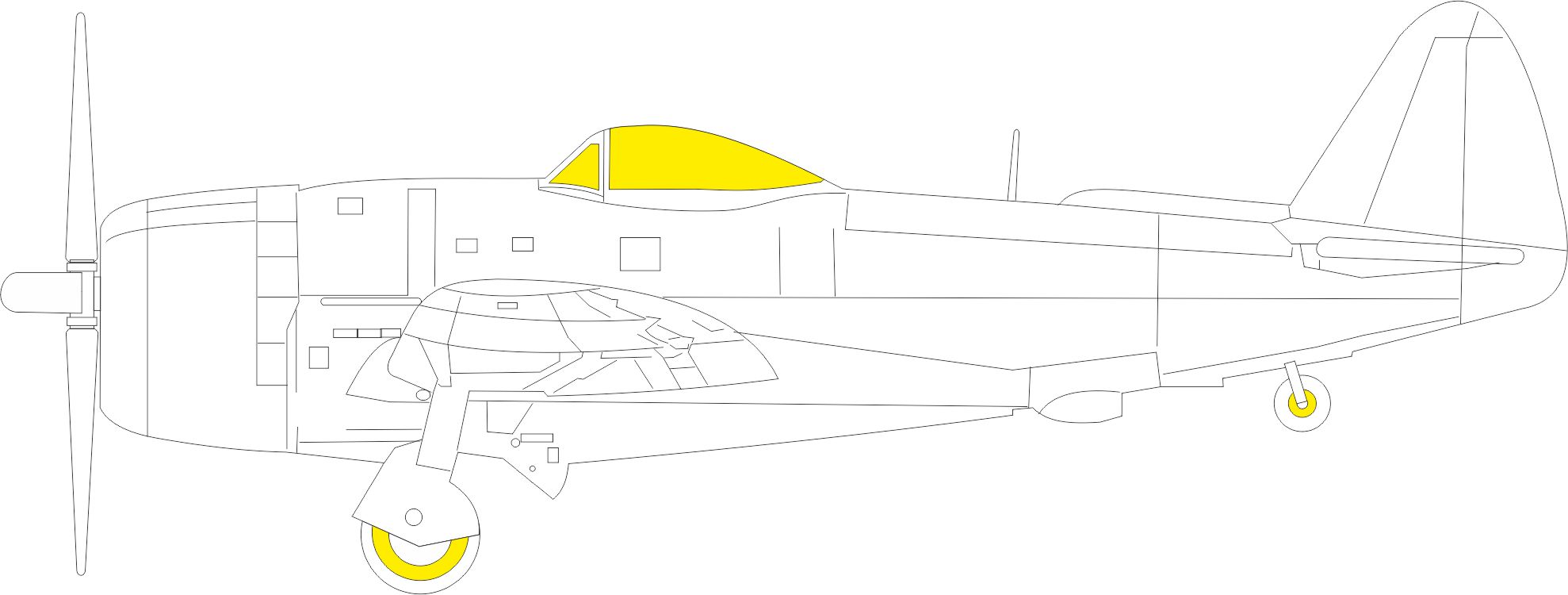 1/48 P-47D-25 Tface (MINIART)