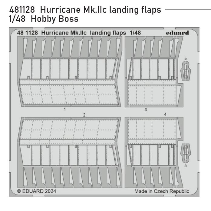 1/48 Hurricane Mk.IIc landing flaps (HOBBY BOSS)