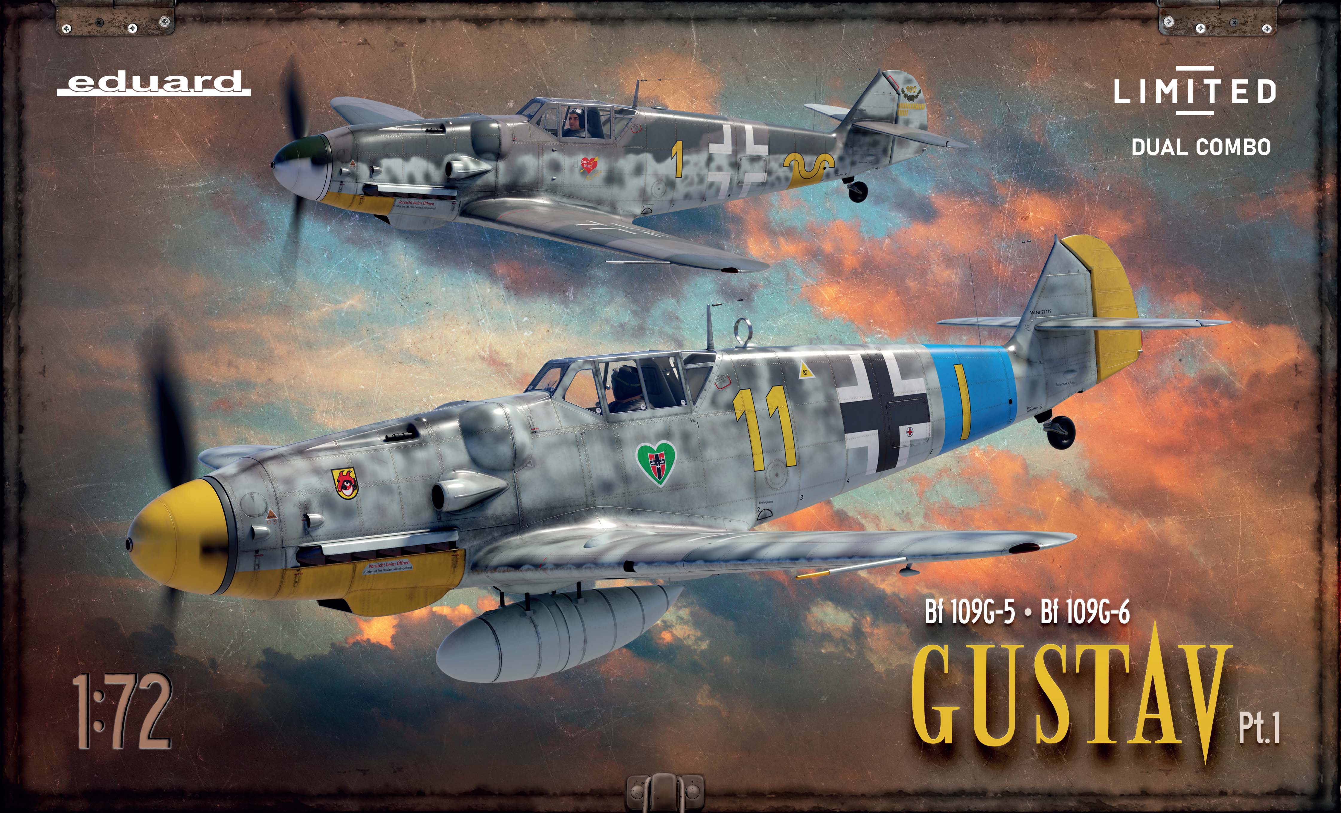 1/72 Bf 109G-5 a G-6 (GUSTAV pt.1) DUAL COMBO (Limited edition)