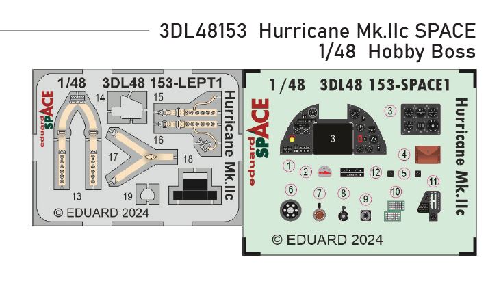 1/48 Hurricane Mk.IIc SPACE (HOBBY BOSS)