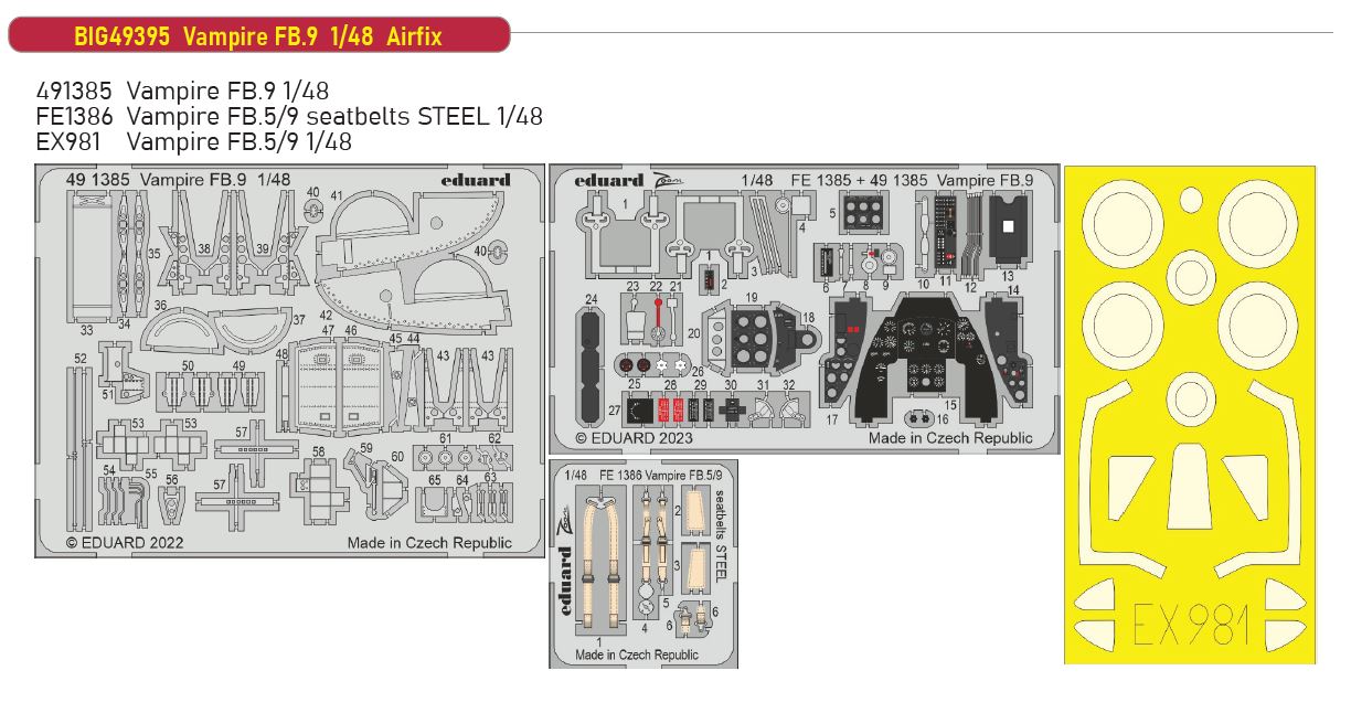 1/48 Vampire FB.9 (AIRFIX)